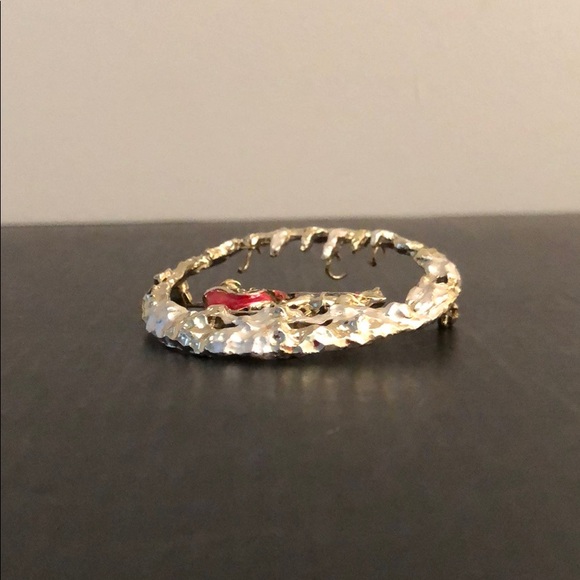 SLEIGH BROACH CIRCLE WITH SLEIGH - Picture 2 of 10